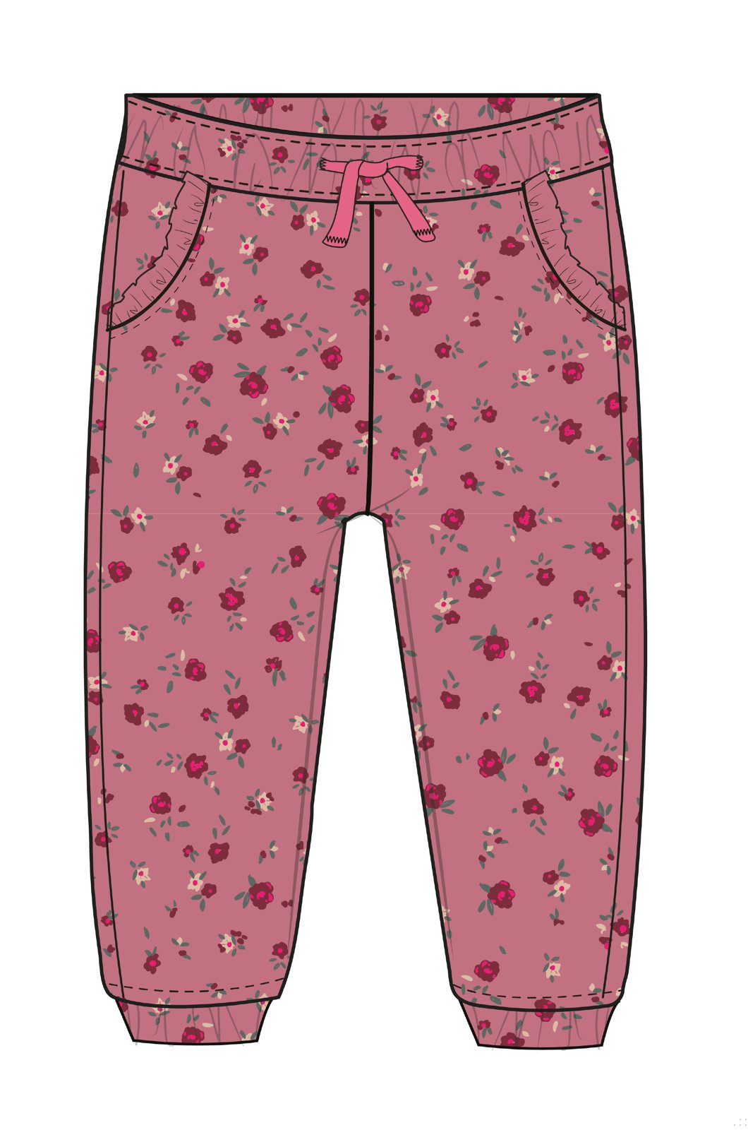 Kidswear joggers sketch